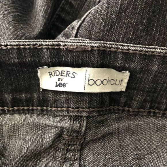 RIDERS by Lee Size 16 Petite Black/Grey Bootcut Jeans - Picture 5 of 5